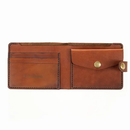 ტყავის საფულე მამაკაცის – ყავისფერი