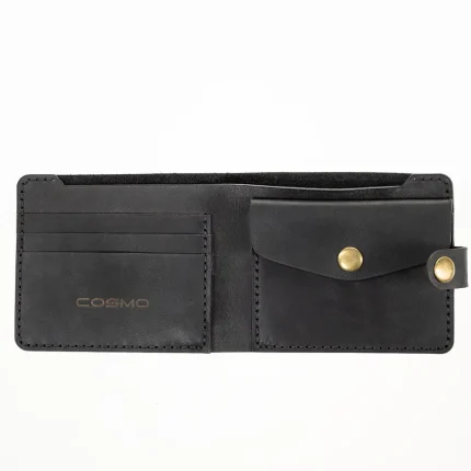 ტყავის საფულე მამაკაცის – შავი