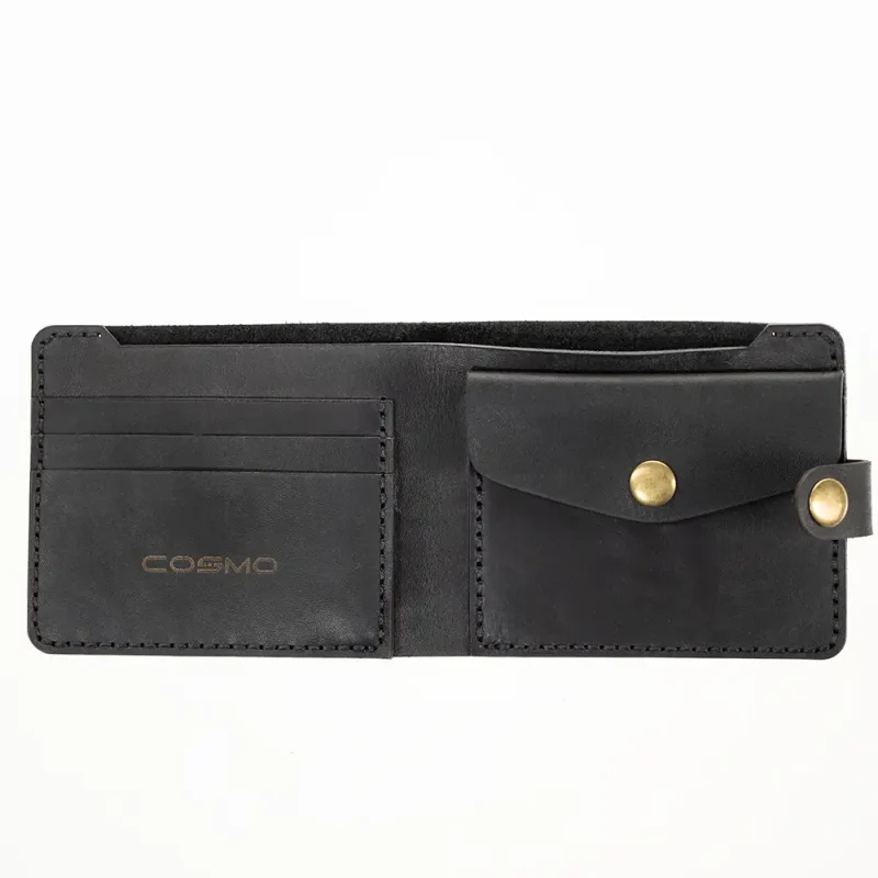 ტყავის საფულე მამაკაცის – შავი