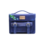 ჩანთა – ლალა ლურჯი კესანეებით