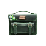 ჩანთა – ლალა მწვანე გვირილებით