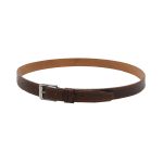 ტყავის ქამარი – ქალის (ყავისფერი, ნაკერით)