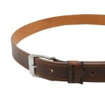 ტყავის ქამარი – ქალის (ყავისფერი, ნაკერით)