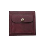 ტყავის საფულე ლალა – შინდისფერი