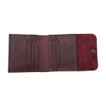 ტყავის საფულე ლალა – შინდისფერი