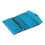 ტყავის საფულე ქალის – ცისფერი