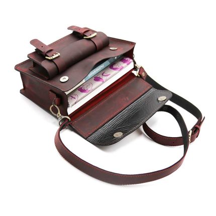 ვინტაჟური ჩანთა ლალა – შინდისფერი