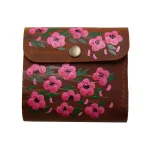 ტყავის საფულე “ლალა” – საკურა, ყავისფერი