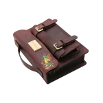 ჩანთა – ლალა ბორდოსფერი: ფოთლები