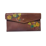 ტყავის საფულე ქალის – ფოთლები