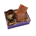 მამაკაცის – სასაჩუქრე ნაკრები, ფერი: ყავისფერი