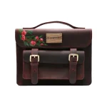 ჩანთა – ლალა ბორდოსფერი ბროწეულებით