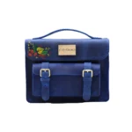 ჩანთა – ლალა ლურჯი: ფოთლები